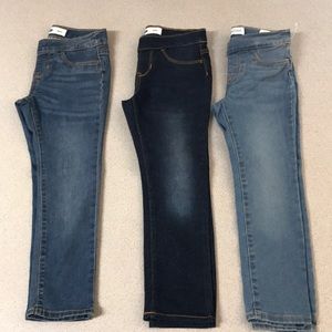 3 pairs old navy skinny jeans NWOT